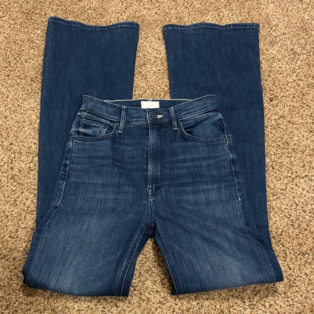MOTHER The Mellow Drama Anchor Point Flare Jeans
